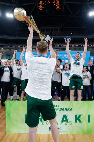 Snemanje finalne serije košarkarskega državnega prvenstva med Cedevito Olimpijo in Krko